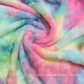 Hot-Selling Tie-Dyed Flannel Colorful Rabbit Fleece Clothing